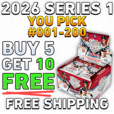 2026 Topps Series 1 Base Singles #1-200 - YOU PICK! - Complete Your Set!