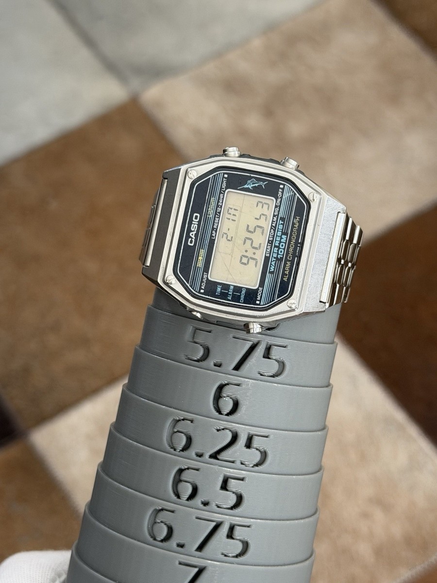 Rare Vintage Casio Marlin W-350 Men's Digital Sports Watch JDM