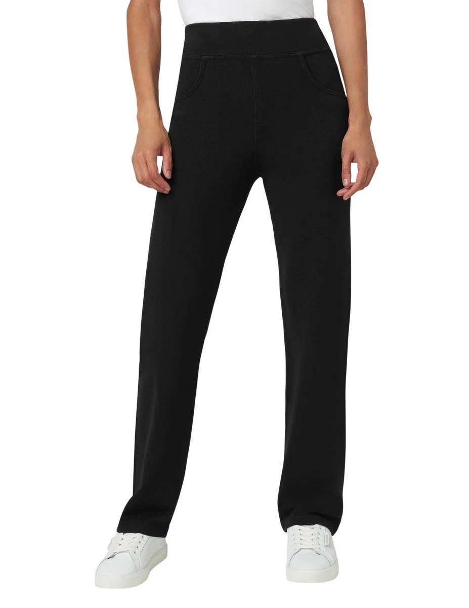 HUE Leggings da donna senza lacci in Ponte, Denim indaco, S HUE Leggings da donna senza lacci in Ponte, Denim indaco, S