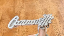 Vintage Early Cannon Mountain Ski Area Script Pin New Hampshire Rare