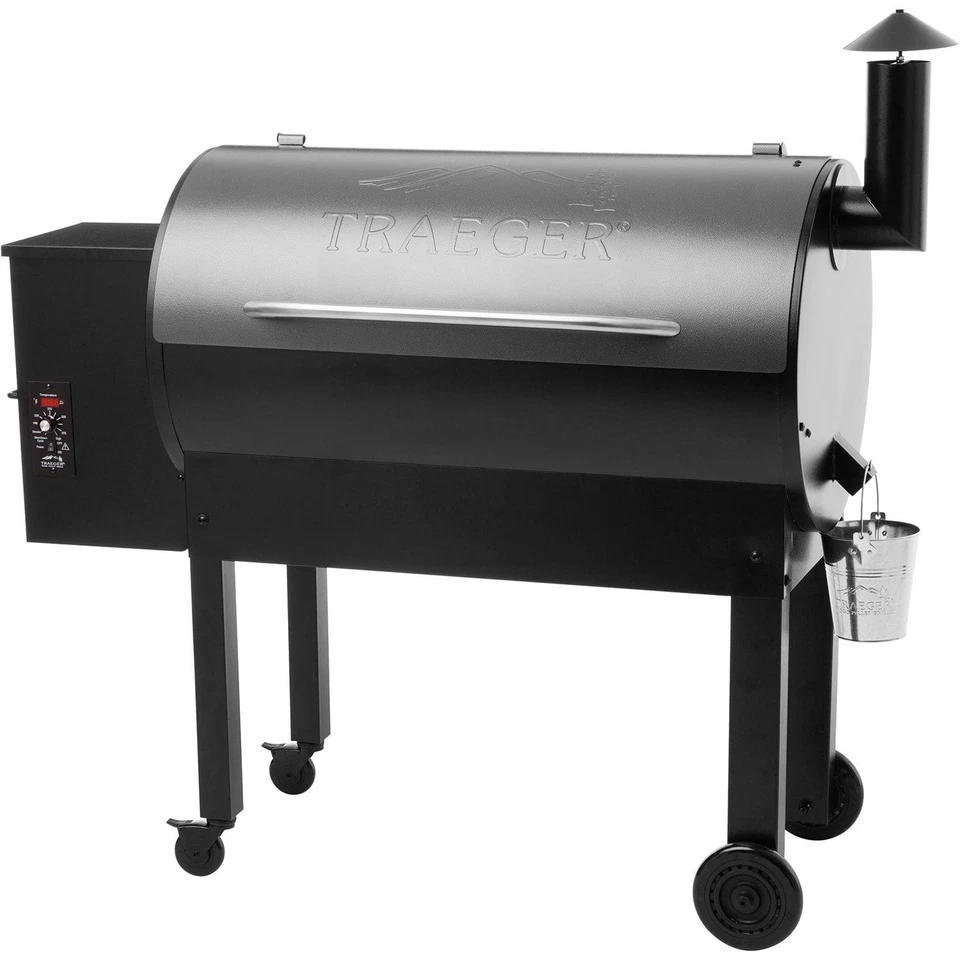 Parrilla y ahumador de pellets de madera Traeger Renegade, negro Foto 4 de 4