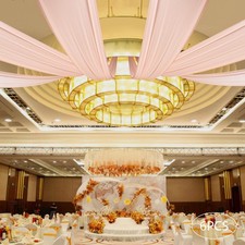 Wedding Ceiling Draping Light Pink Ceiling Drapes Backdrop Curtains Stage Decor