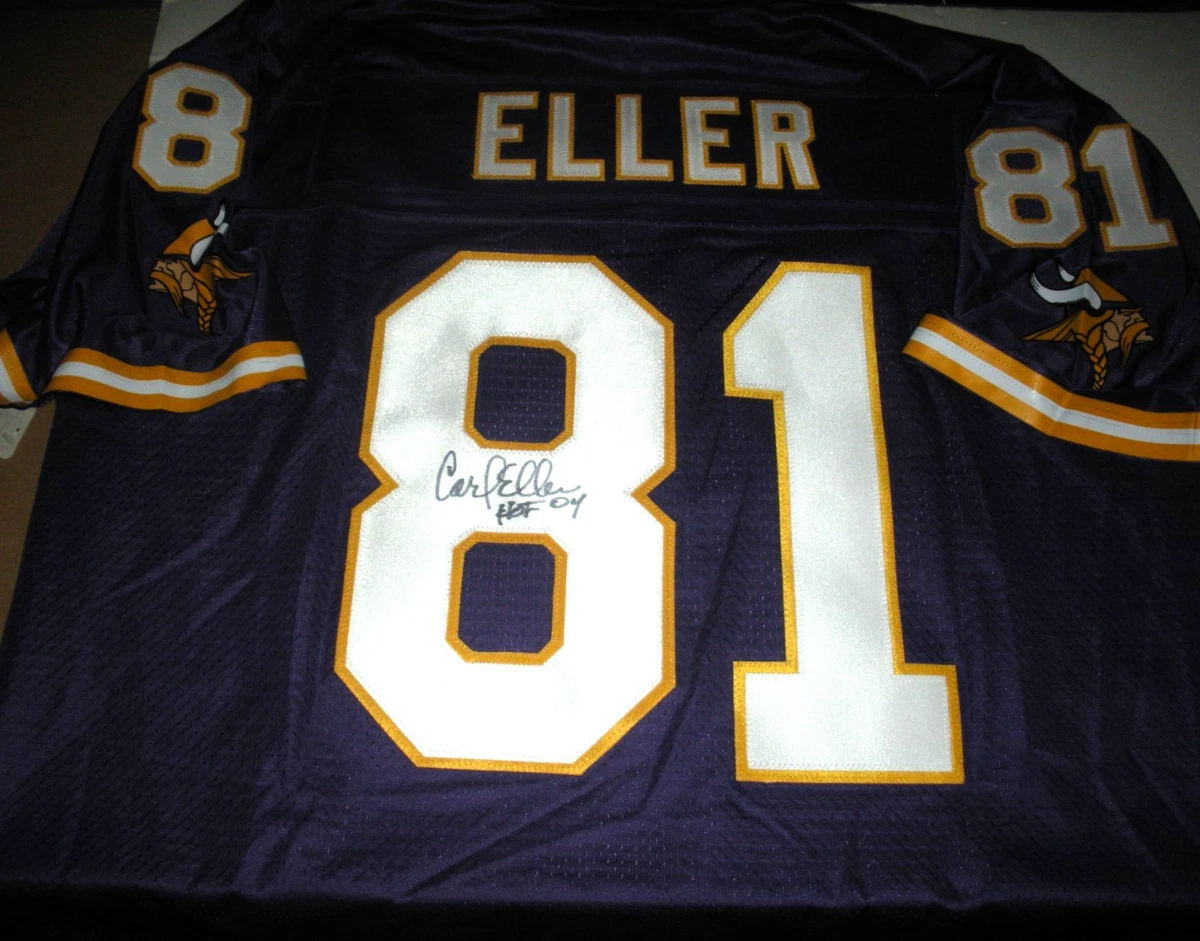 Carl Eller Minnesota Vikings NFL Original Autographed Jerseys for