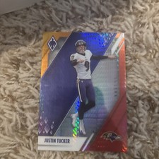 2021 Panini Phoenix - Fire Burst #10 Justin Tucker