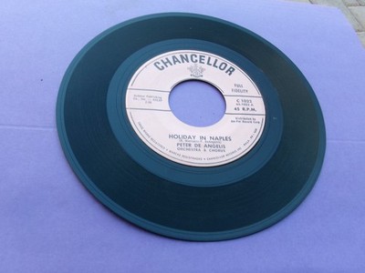 Peter De Angelis-The Happy Mandolin / Holiday in Naples ''INST.''.. 45 VG+