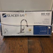Glacier Bay Pull-Down Stainless Steel Kitchen Faucet 883 432 New