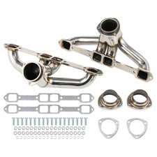 Stainless Exhaust Headers Super Short Small Block For Chevy Impala Nova Corvette