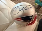 Julian Edelman Signed Mini Helmet Riddell New England Patriots #11 with coa