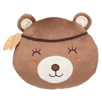 Atmosphera Kinderkissen BäR Braun Kastanienbraun Kuschelkissen Deko Kissen