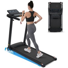 Treadmill with Incline, 3.0HP Quiet Foldable Treadmills for Home, 10.0MPH