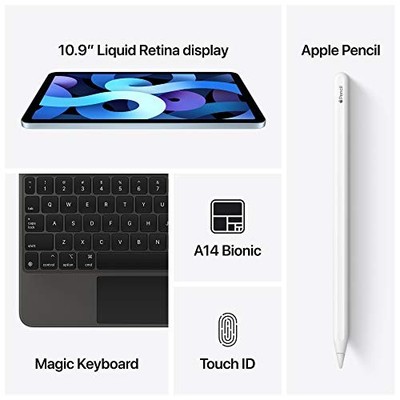 Apple iPad Air (4th Generation) A2316 64 GB, Wi-Fi + 4G, 10.9 in