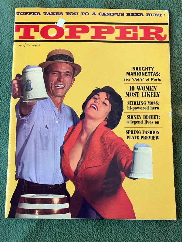 TOPPER  April  1962   – Vintage Pinup Magazine