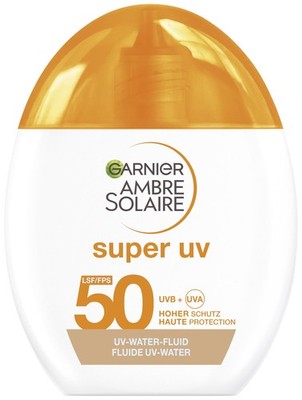 Garnier Ambre Solaire UV-Water-Fluid LSF 50   Getönte Sonnencreme