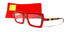 Eyebobs Square Peg 2185 Reading glasses 2.00 Strength Readers Red  Tortoise