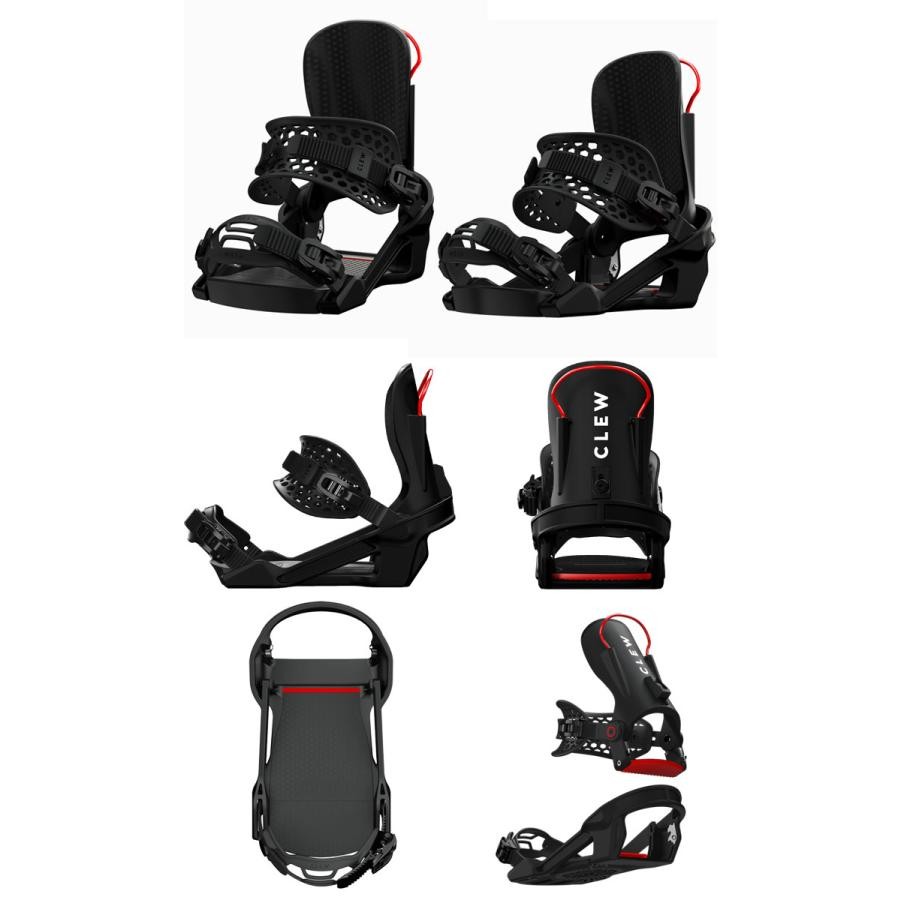 CLEW Freedom 1.0 2025-2026 step in snowboard bindings BK L size