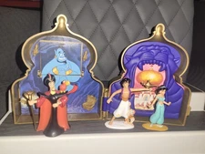 Disney Aladdin Once Upon A Time Playset - Mattel - 1992 Vintage Toys Gold Case 