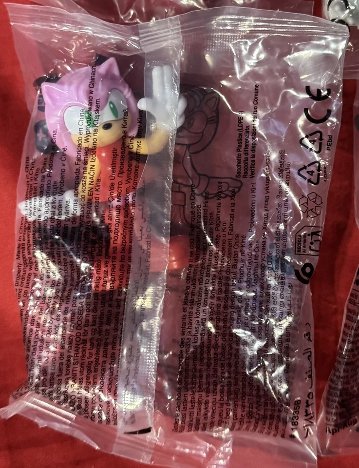 Juego completo de 6 juguetes Burger King Sonic The Hedgehog 2025 Foto 3 de 4