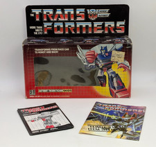 Vintage Original Transformers G1 Skids 1984 Box  insert  & Instructions Japan