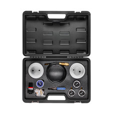 Turbo Boost Leak Tester Kit, Fits 3"/3.5"/4" Pipes, 0-150 PSI  0-60 PSI Gauges,