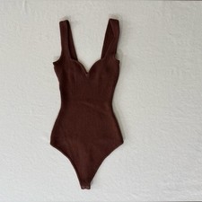 Abercrombie Fitch brown bodysuit Sz small