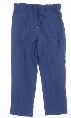 Dunnes Stores Damen blau Polyester Hose Größe 14 L27 in normaler Krawatte