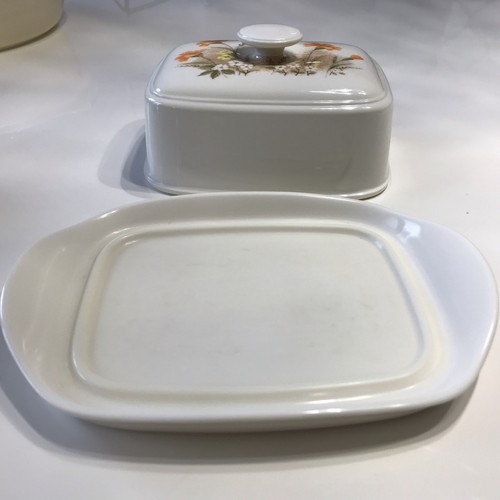 Vintage Melamine Marks and Spencer Floral / Wild Flower Melamine Butter Dish - Bild 3 von 6