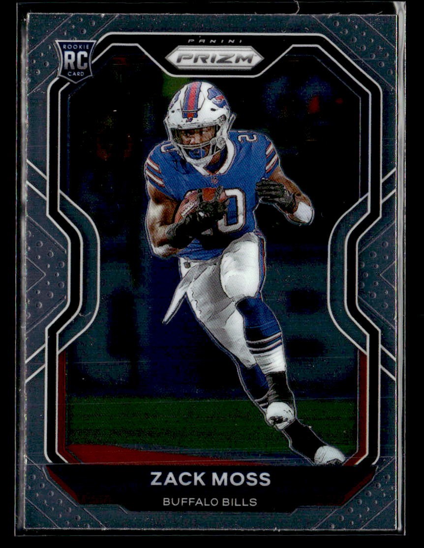 2020 Panini Prizm #311 Zack Moss Rookie Card Buffalo Bills