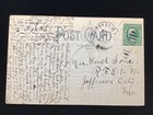 ART DECO EMBOSSED NASH EASTER GREETING PC, BLACK CHICKENS, FARM DISASTER MESSAGE — photo 3