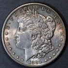 1881-S $1 MORGAN SILVER DOLLAR KM# 110 Grade:  AU++ A6883