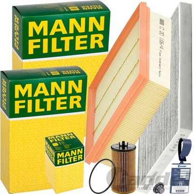 MANN FILTER INSPEKTIONSPAKET passend für OPEL CORSA E 1.2+1.4+TURBO 69-150 PS