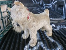 RARE STEIFF 11 INCH TALL SCHNAUZER IN GOOD CONDITION 1960'S