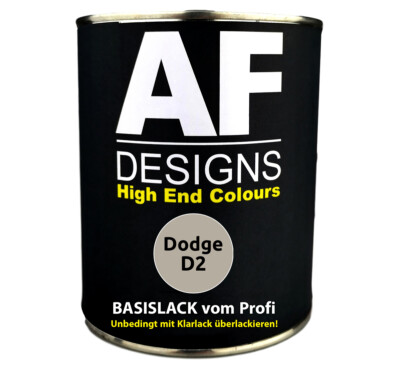 1L Autolack für Dodge D2 Light Natural Beige/Taupe Spritzfertig