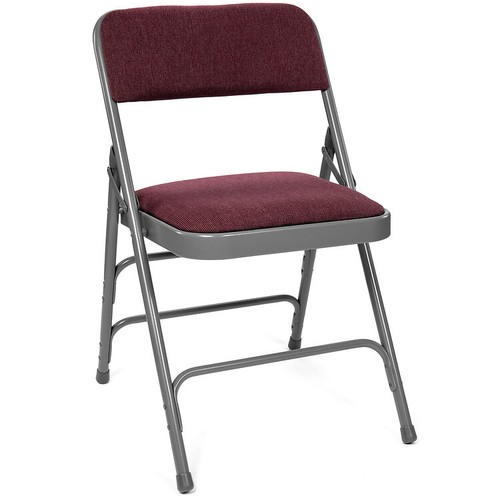 4 Pack XL Series Fabric Upholstered Folding Chairs - 1.25” Thick Padded Seat - Bild 22 von 24
