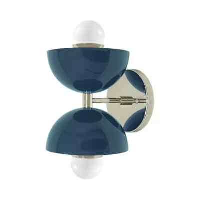 ''Timeless Glow: The Mid-Century Modern Wall Lamp'' Elegant Wall Sconce 2 Light