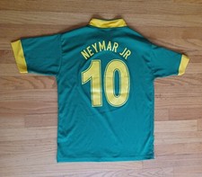 Size P Neymar Jr. 10 Brazil National Team jersey
