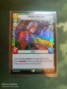 Star Wars Unlimited Foil Card SOR100 - Wedge Antilles
