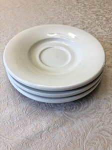 Pottery Barn White Salad Plate Set Of 3 7 5 Diameter Ebay