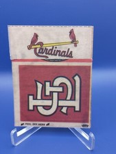 1968-72 Fleer Baseball Real Cloth Team Patches St. Louis Cardinals Rare! (Read)
