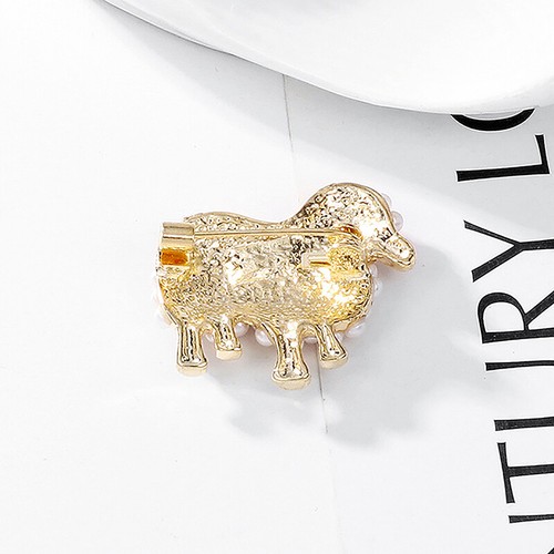 Creative Pearl Sheep Brooch - Picture 8 of 14
