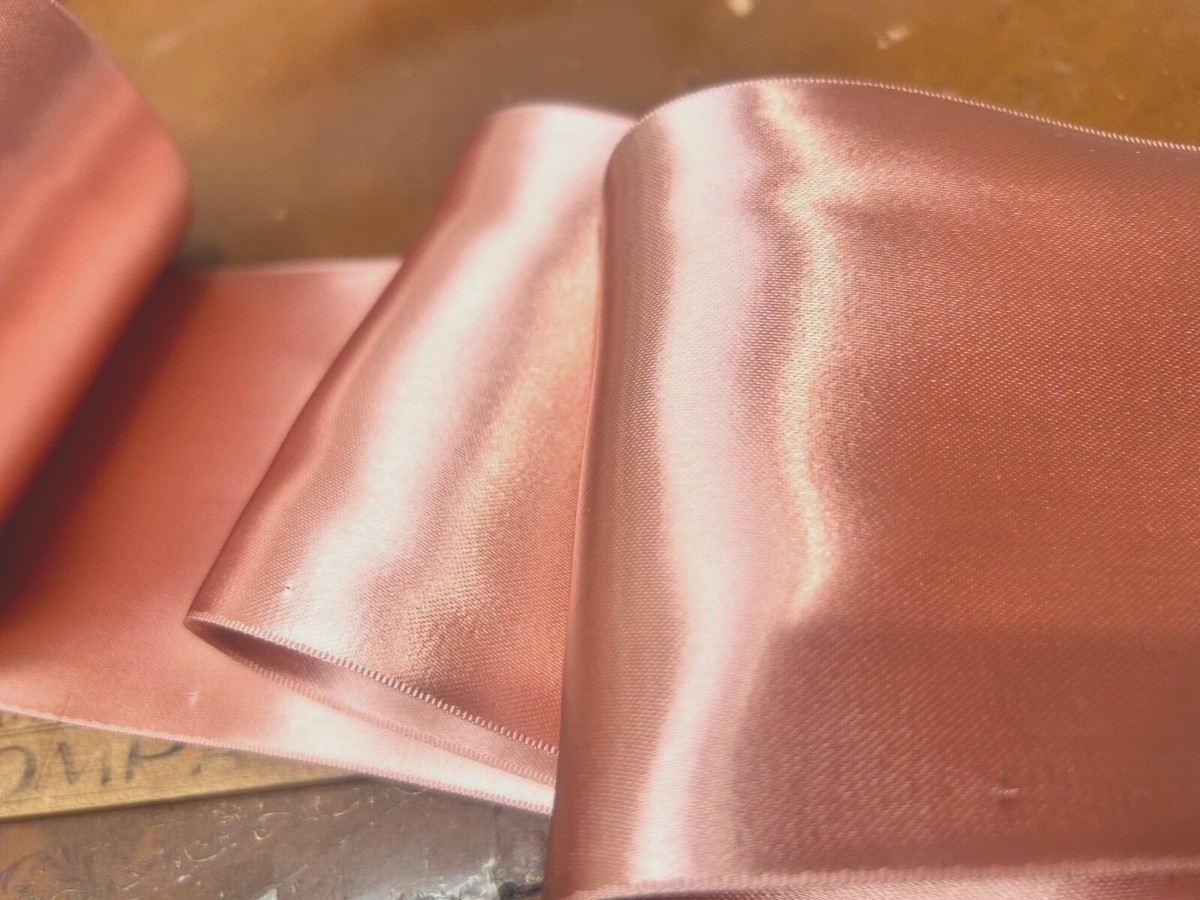 vintage satin thick reversible 4 1/8