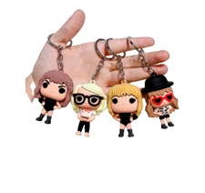Taylor Swift Keychains Set 4 Keychains Eras Tour Inspired 3D Figures