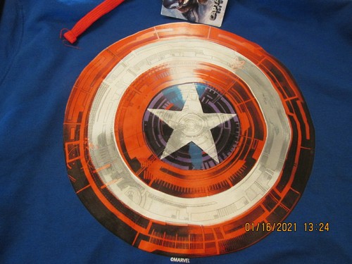 Marvel Captain America Hoodie Sweatshirt SIZE S 34/36 - Picture 2 of 4