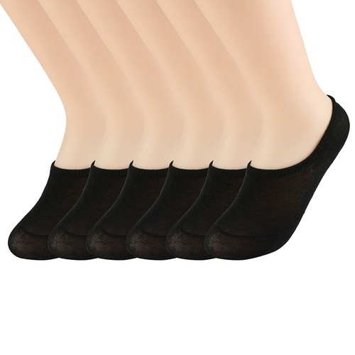 Womens No Show Cotton Socks Non Slip Flat Boat Line Low Cut Socks ( 3-6 Packs ) - Picture 13 of 28