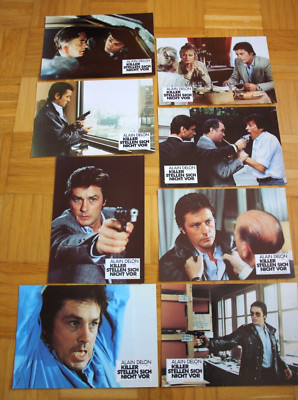 Killer stellen sich nicht vor Alain Delon 13 Original Kino-Aushangfotos