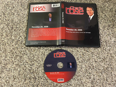 Charlie Rose - Ian Schrager / Amory Lovins (DVD, November 28, 2006)