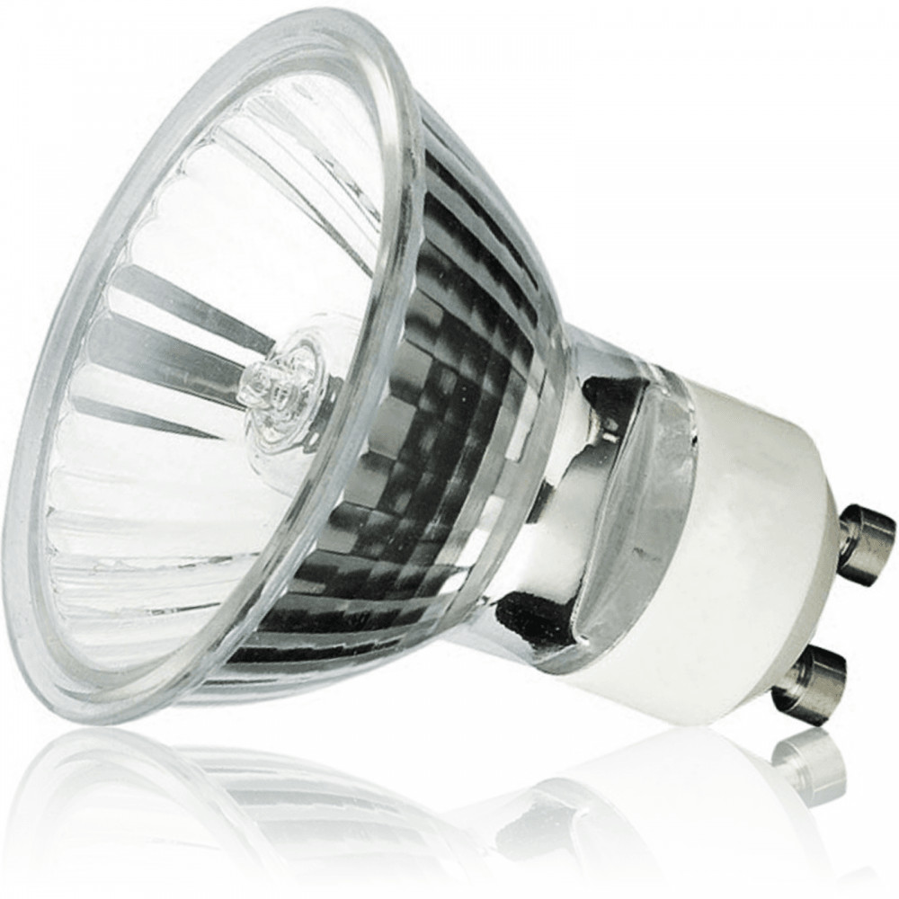 50W Halogen GU10 Lamp Dimmable 2900K Warm White 240v 500 Lumens Sunstrip