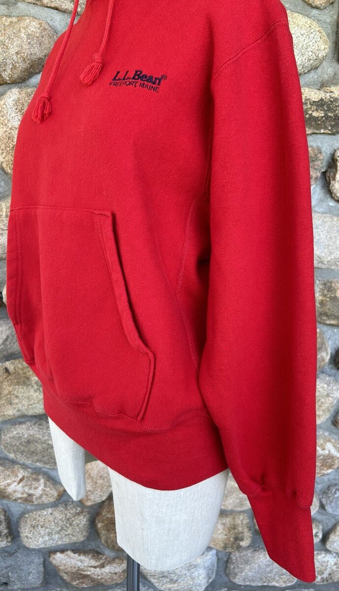 Champion LL Bean Reverse Weave WarmUp Vintage 80's Red Champion LL Bean Reverse Weave WarmUp Vintage 80's Red
