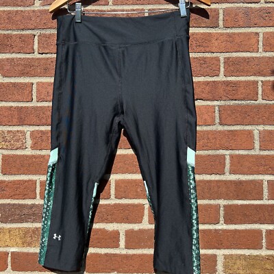 Under Armour Women's UA HeatGear Alpha Novelty Capri Style # 1248497 Large