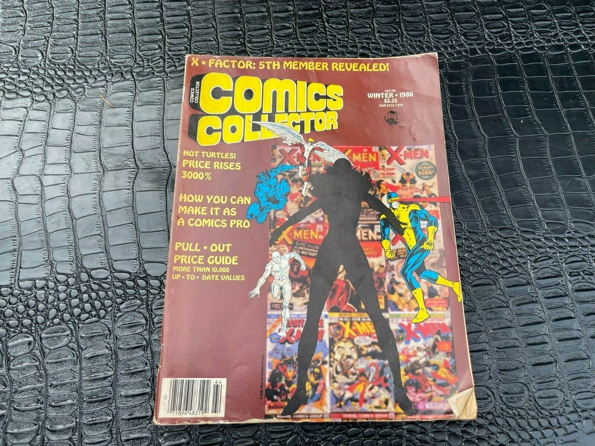 Comics Collector vintage magazine - Winter 1986 Ninja Turtles - X