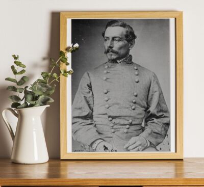 Amerikanischer Bürgerkrieg General Pierre Gustave Toutant Beauregard 10''x8'' Foto
